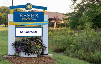 photo of a gateway sign in the Town of Essex
