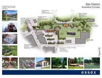 Concept drawing of Silo District